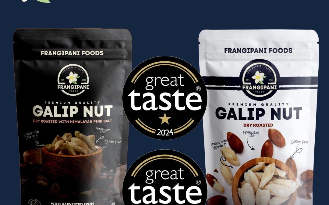 Frangipani Foods Wins Great Taste Awards for Galip Nuts!